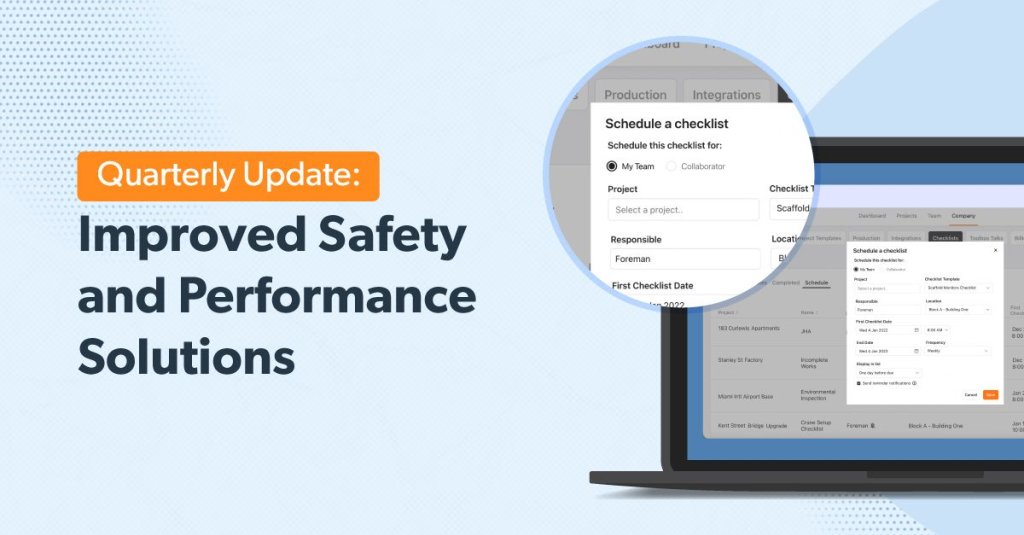 Quarterly Update: Improved Safety and Performance Solutions.