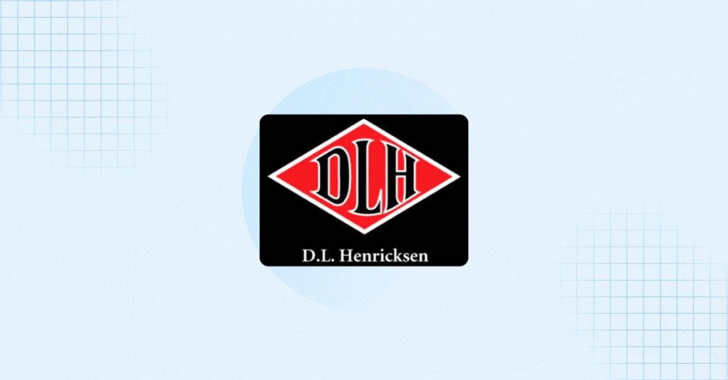D.L. Henricksen logo.