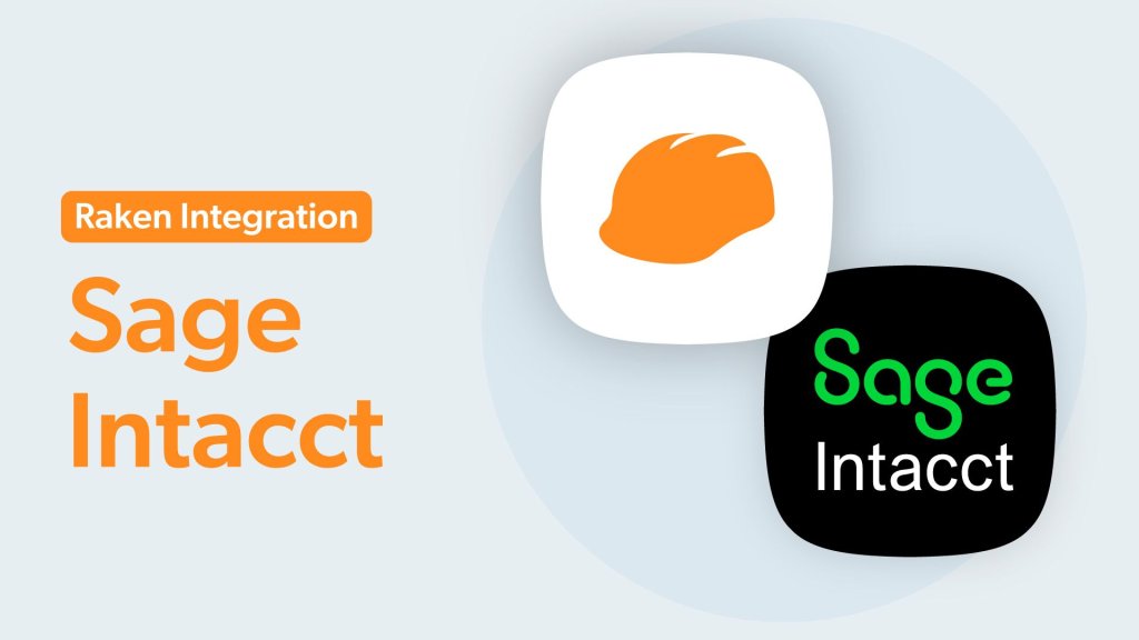 Raken Integration: Sage Intacct.