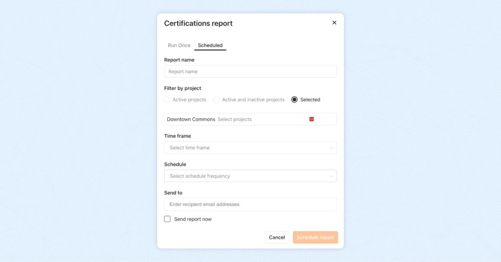 Raken construction certifications report.