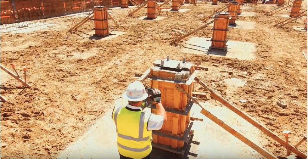 Swinerton contractor overseeing jobsite.